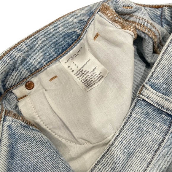 American Eagle Mom Short And Bermuda Stylish Tan and Blue Women's Shorts Set 8 - Picture 7 of 8